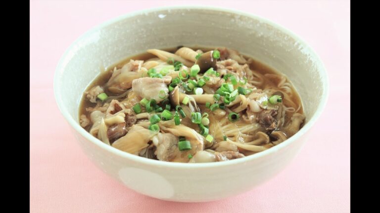 ☆揖保乃糸☆きのこたっぷりあんかけそうめん