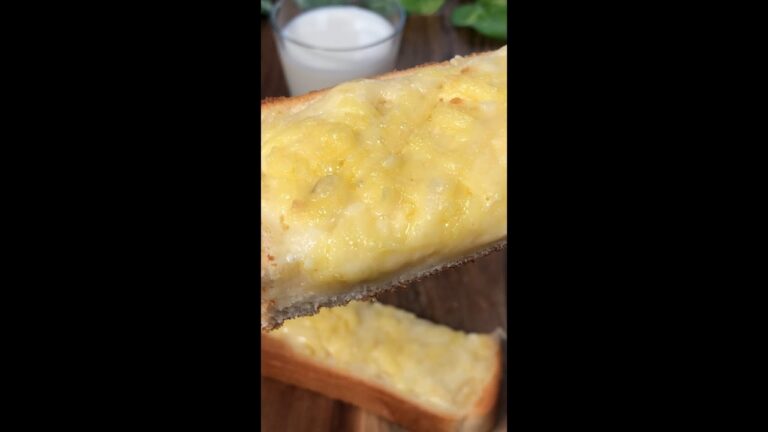 マヨネーズチーズトーストを作って食べた動画 #shorts