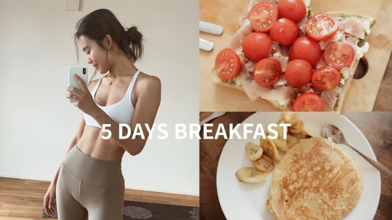 【5日間の朝食紹介】5 DAYS BREAKFAST🍂HEALTHY&SIMPLE