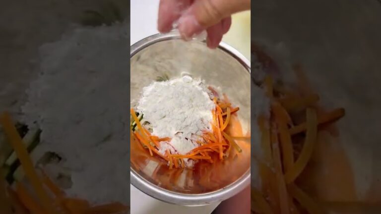 ヘルシーなチヂミ作りました🥒🥕✨