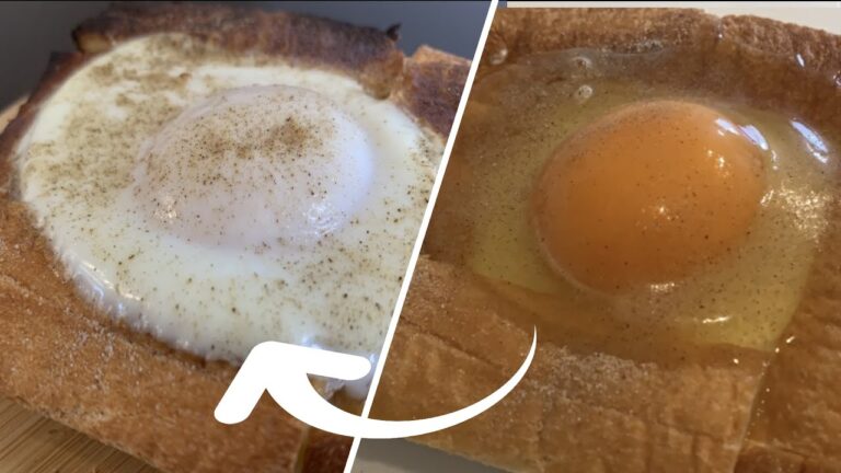 フライパン無し‼︎材料2個で作れる【目玉トースト】作ったら旨すぎて涙が止まらなかった…。
