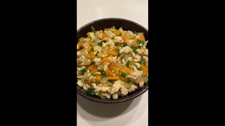 本気で痩せたきゃこれ食っとけ【鶏ひき野菜丼】#Shorts