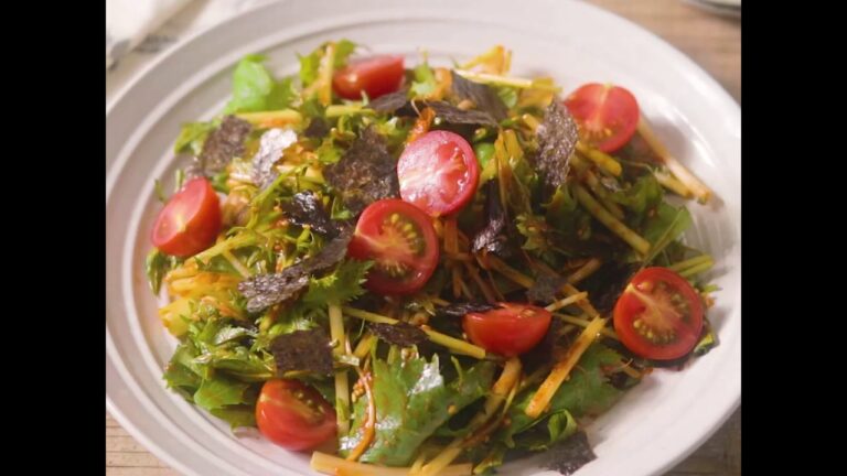 シャキッ 水菜の韓国風ピリ辛サラダ ｜ moguna[モグナ]