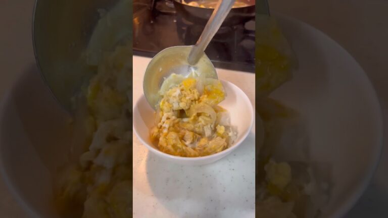 30kg痩せた男が食べている親子丼の作り方！#shorts #short