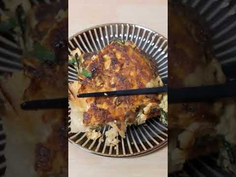 【粉は使いません】ニラ鶏胸肉チヂミ #shorts