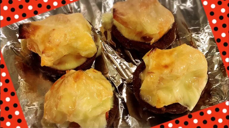 椎茸のshrimp竹輪チーズ帽子！#Japanese obento box