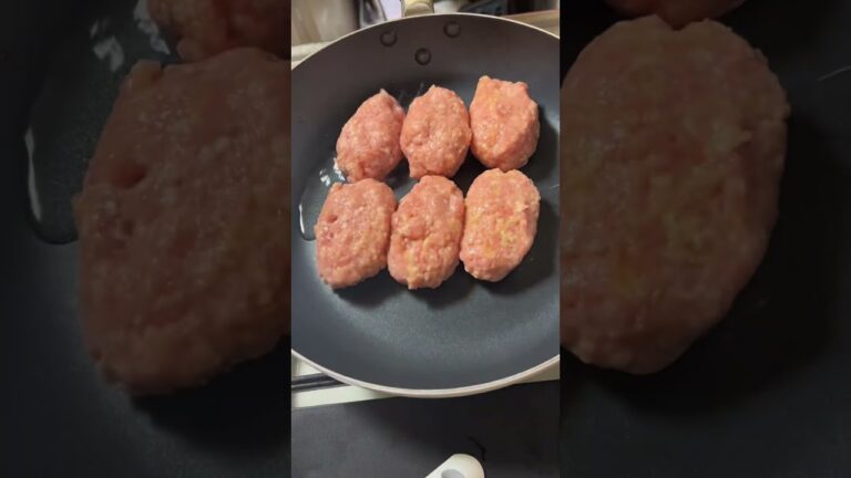 やみつきになるうまさ！ネギ塩ハンバーグ