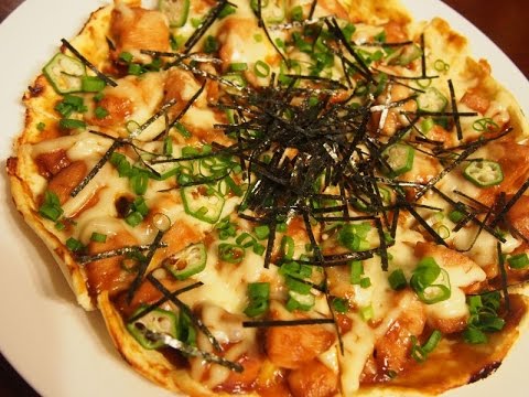 天ぷら粉、フライパンで作るサクサクのクリスピーピザ