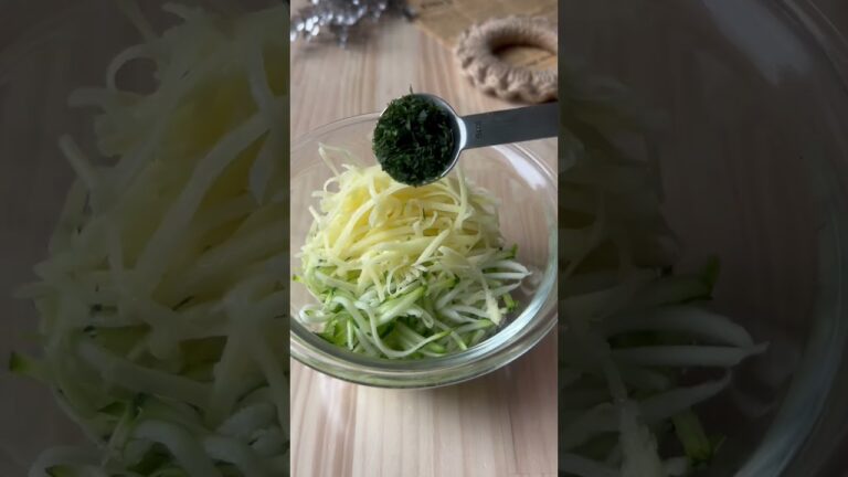 ズッキーニの青のりガレット✨ #japanesefood #cooking #recipe #ヘルシーレシピ #簡単レシピ #ズッキーニ #ダイエットレシピ
