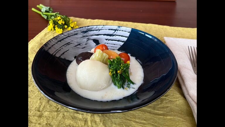 【減塩サミット2022 in 福島】減塩レシピ　春野菜のミルク煮