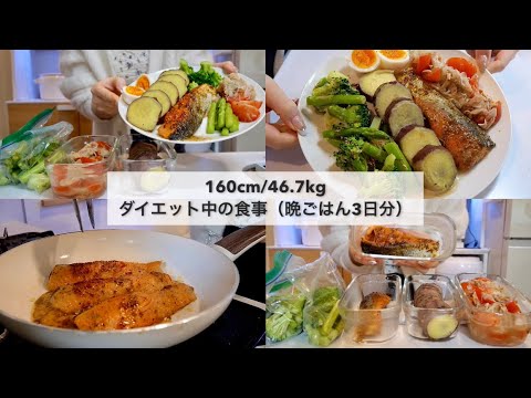 【-14kg達成!🔥】ダイエット中のリアル3日間の食事🍱👩‍🍳｜野菜ストックで作るワンプレートサラダ3日分🥗🍽｜サラダレシピ｜Healthy Salad Recipes For Weight Loss