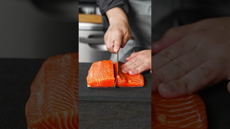 サーモン買ったら切って漬けるだけ『料理人のポキ丼』 #shorts