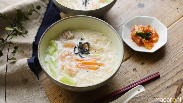 【おつまみごはん】レンジで簡単春雨ちゃんぽんスープのレシピ 作り方