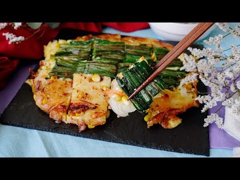 【シャキッ🌽もちっ】とうもろこしチヂミ