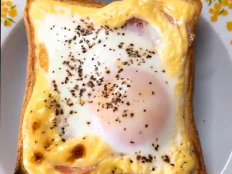 マヨ玉トースト作り方