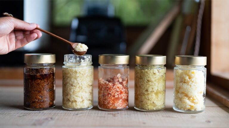 １０分で作れる超万能な発酵調味料...５つレシピを紹介。(醤油麹・ニンニク麹・トマト麹・中華麹・レモン麹)