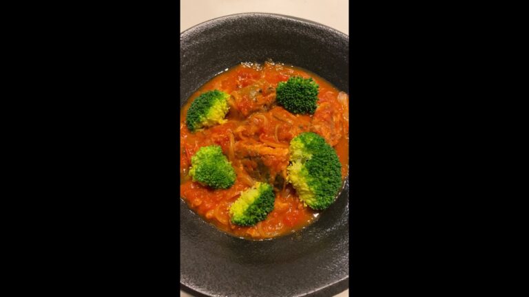 本気で痩せたきゃこれ食っとけ【サバのトマト煮】#Shorts
