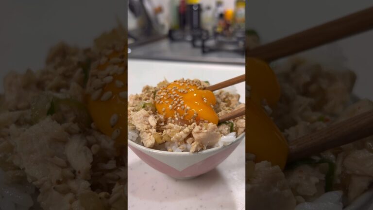 30kg痩せた男が食べているヘルシー麻薬丼の作り方を紹介します！#shorts #short