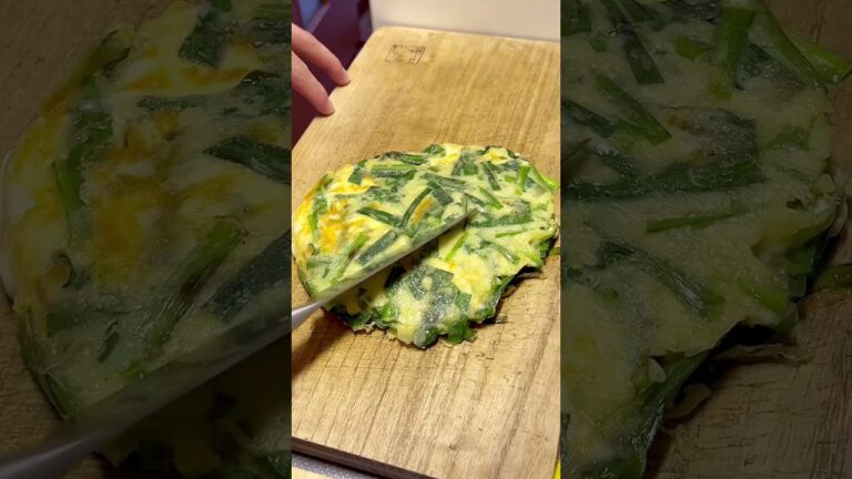 ニラチーズチヂミ