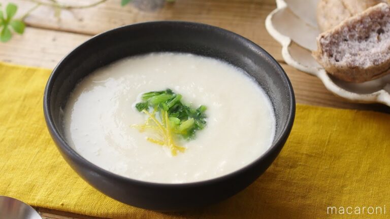 【365日のパンとスープ】 カブとレモンの豆乳ポタージュ