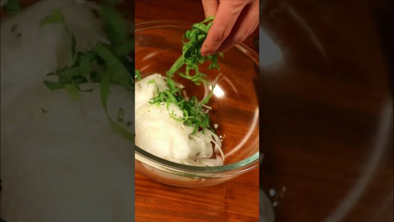 まぜるだけ、血液サラサラ「無限新玉ねぎ」の作り方　#shorts