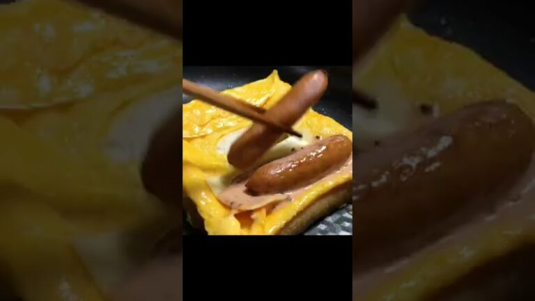 egg toast  recipe  Korean food  卵トースト　ワンパントースト