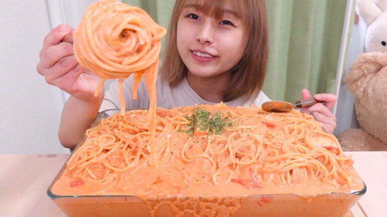 【大食い】蟹トマトクリームパスタ10人前