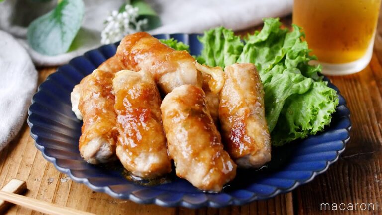 【照り照り大葉チーズ肉巻き】お弁当やおつまみにもおすすめ！ポン酢でさっぱり♪｜macaroni（マカロニ）