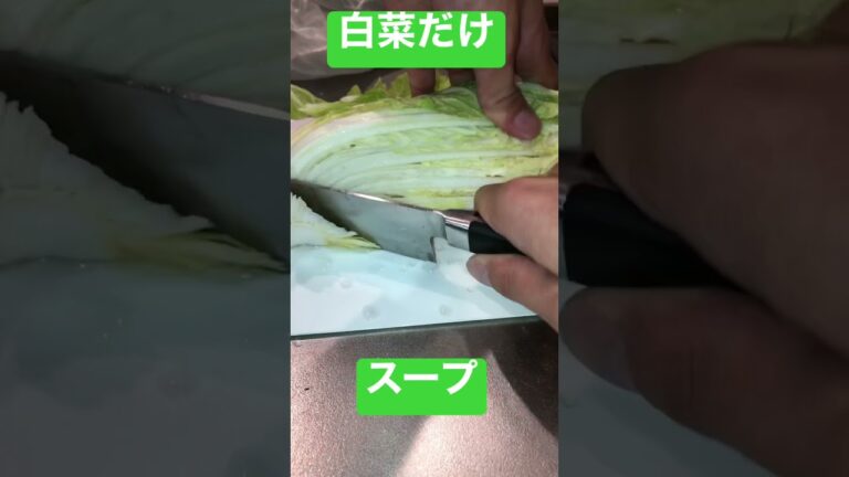 白菜だけスープ #shorts バズらねえかな