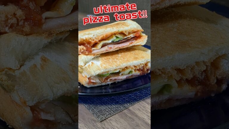 うまい簡単食べやすい三拍子のピザトースト #イタリアン　 #料理 　#トマトソース　 #簡単料理 　#トースト