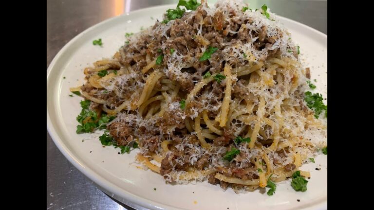 【料理】みんな大好き本格ミートソース　　　鉄板のスパゲティボロネーゼ