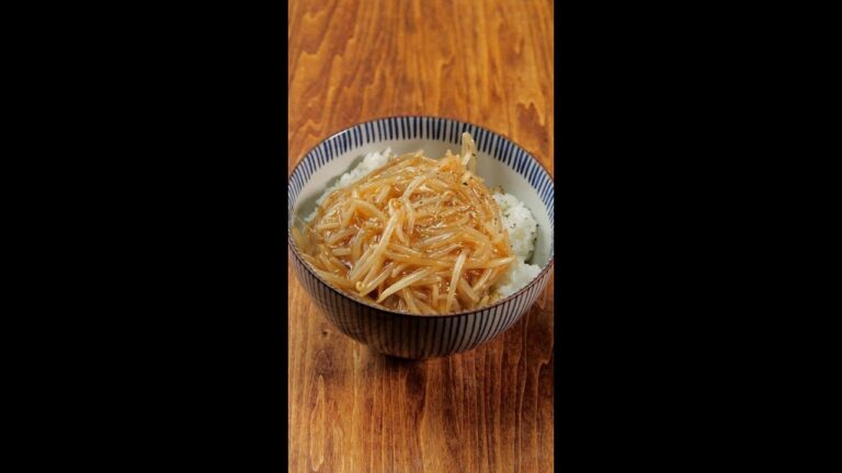 【マジでコスパ最強すぎる】あんかけもやし丼 / Bean Sprouts Donburi #shorts