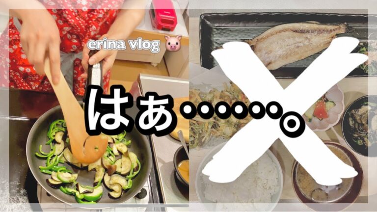 【料理vlog#12】天ぷら粉無しでサクサクかき揚げ/ だけど残念な晩ご飯 / 30代同棲カップ / 2人暮らし