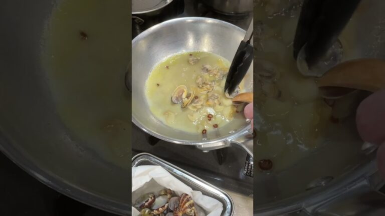リングイネのボンゴレ・ビアンコ, Linguine with Clams #pasta #cooking