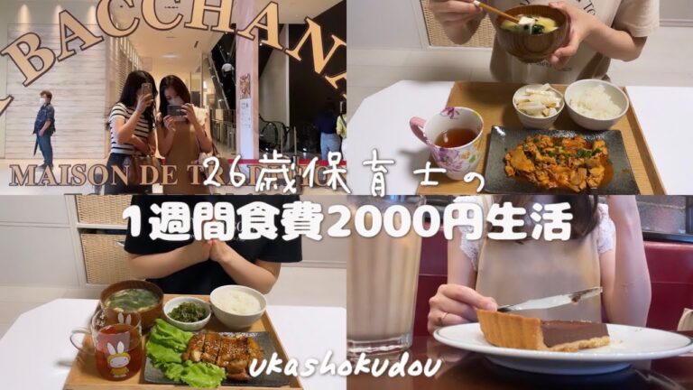 (Vlog)|SUB| 【節約献立】平日4日間の夜ご飯🍚あっという間に11月🍂カフェ活☕️What I made and ate 🍽一人暮らし女子の自炊vlog