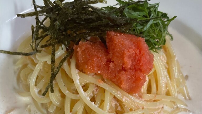 超簡単！明太クリームパスタ🍝