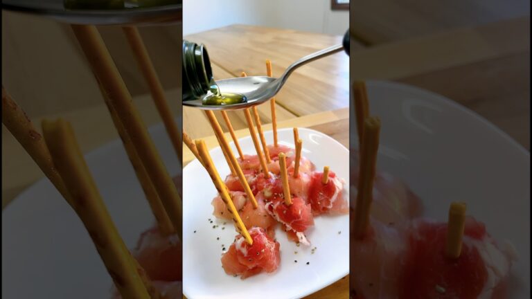 パパっと美味しい！串まで食べれるチーズピンチョス #料理