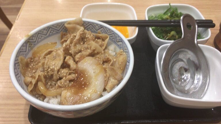 吉野家で豚丼とねぎ玉 ぬふふの写真と動画