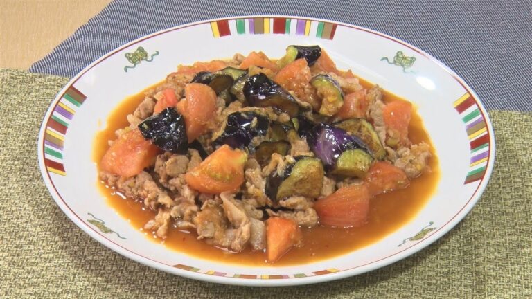 揚げ茄子のピリ辛ソース【キチキチキッチン】