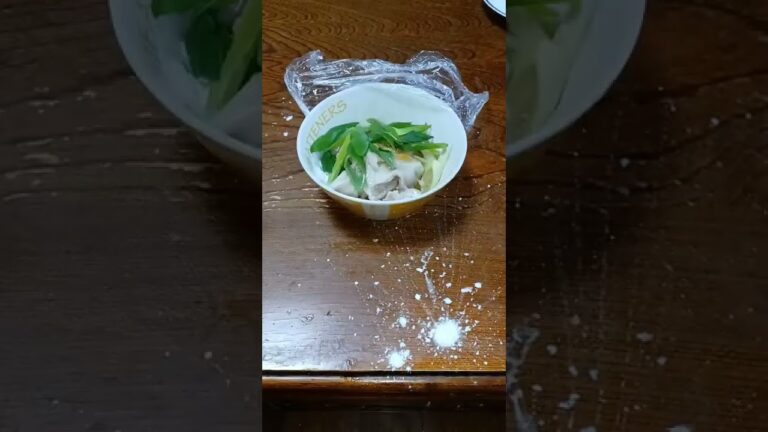 【tiktokで12,8万いいね】tiktokで大人気のねぎ塩レモン豚丼作ってみた！　#tiktok