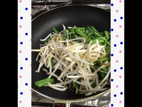 #簡単おかず#ニラもやし#材料費135円#御飯が進みます#shorts  DIY初心者　掃除　片付け　庭仕事　草むしり　ガーデニング　50代　料理編　total No.95