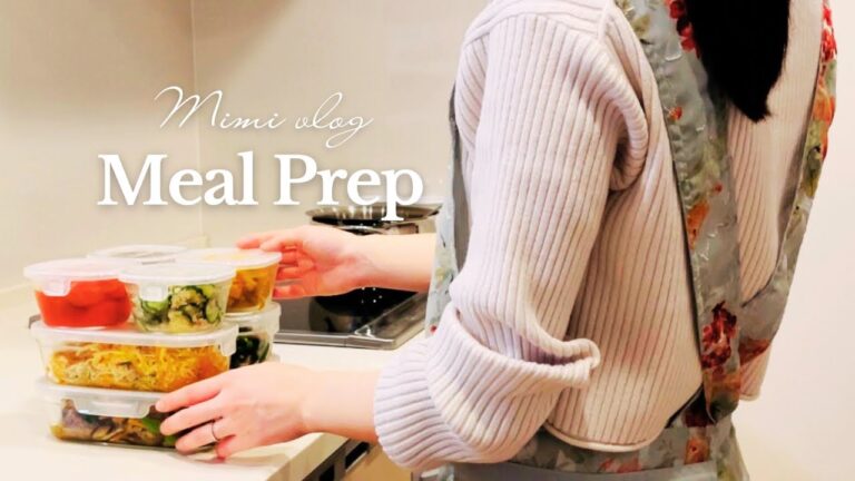 【作り置き】7品のおかずをまとめて作る30代専業主婦の1人時間VLOG