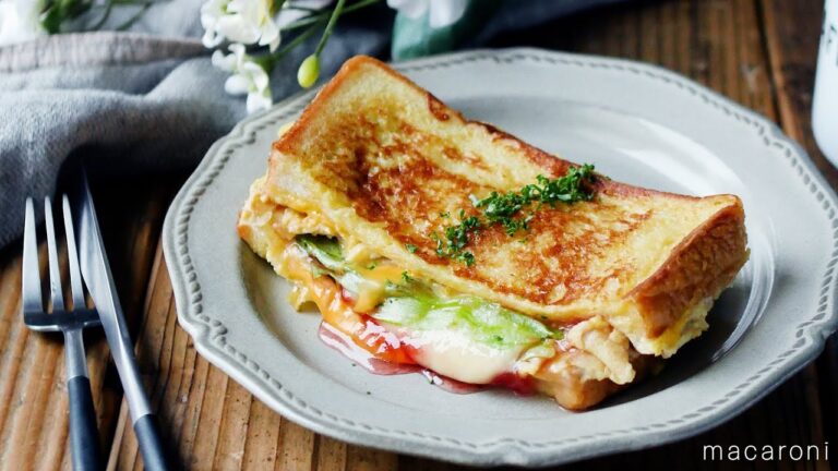 【朝食にぴったり】ワンパントースト！#食パンレシピ #レシピ #パン