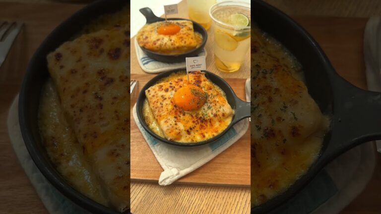 大阪・なんば「カフェレピ」大量のチーズ＆とろとろ卵に包まれたクロックマダムが最高！