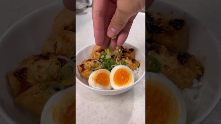 30kg痩せた男の照り焼き丼の作り方！#shorts #short