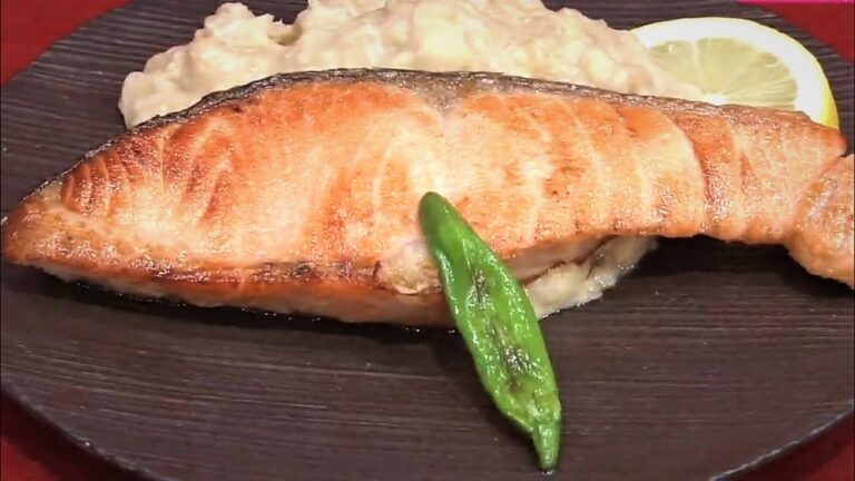 秋鮭のスタミナ焼き