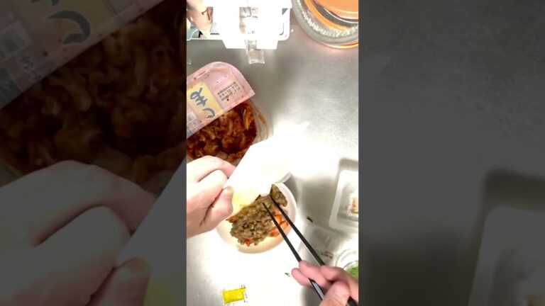 簡単おつまみキムチ納豆とうふ