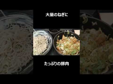 2024年6月ゆで太郎システム新メニュー　薬味ねぎ豚丼を食べてきた　#shorts #ゆで太郎