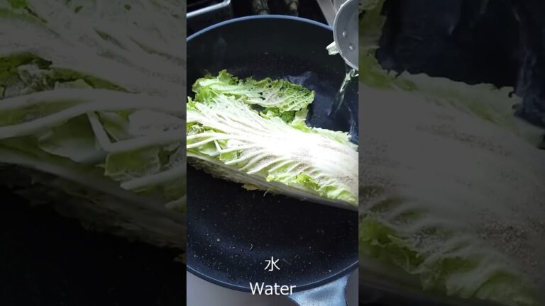 白菜ステーキの作り方／白菜レシピ／ばあちゃんの料理教室 #shorts