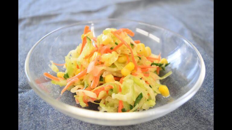 【季節の野菜レシピ〔春野菜〕】「キャベツのレモンヨーグルトドレッシング 」